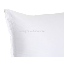 High quality 5 star hotel zipper pillow case plain
 